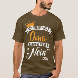 Camiseta Ich bin die coole oma 1