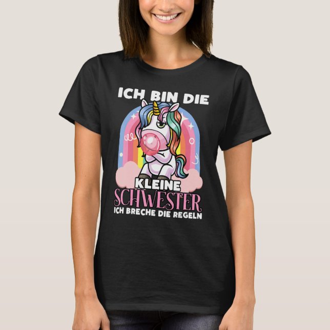 Camiseta Ich Bin Die Kleine Schwester Schweister Schwewiste (Anverso)