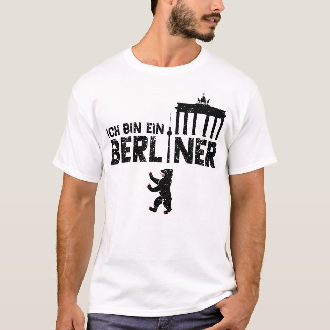 Camiseta Ich Bin Ein Berliner (Anverso)