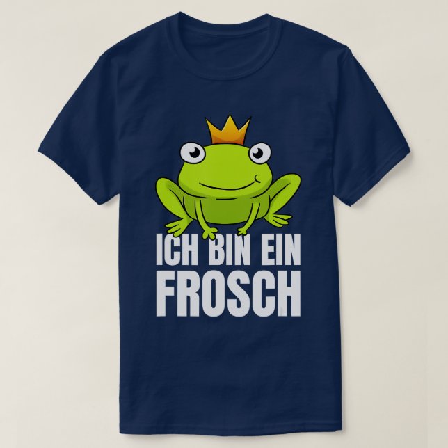 Camiseta Ich Bin Ein Frosch Frog Lover (Diseño del anverso)