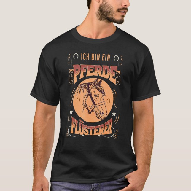 Camiseta Ich bin ein Pferdeflüsterer (Anverso)