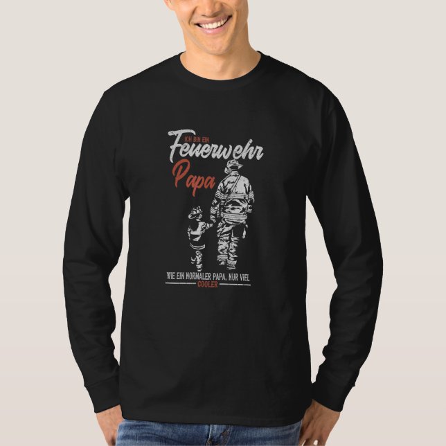 Camiseta Ich Bin Ein, Voluntario de Evolución de Bomberos (Anverso)