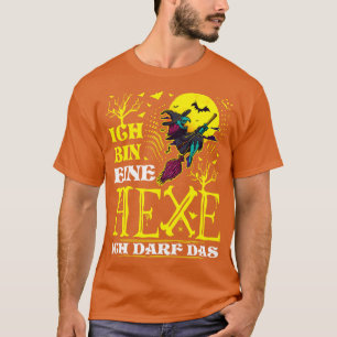 Camiseta Ich Bin Eine Hexe Ich Darf Das Lustiges Halloween