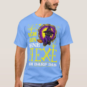 Camiseta Ich Bin Eine Hexe Lustige Schwarze Katze Halloween