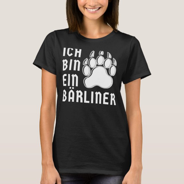 Camiseta Ich bin en Bärliner Berlin Berliner (Anverso)