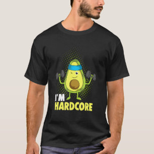 Camiseta Ich Bin Hardcore Aguacate Fitness Dumbbels