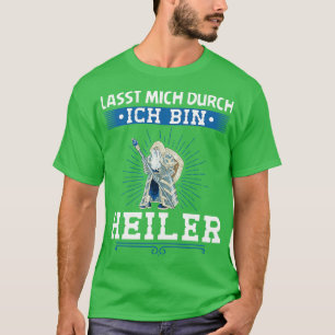 Camiseta Ich Bin Heiler Fantasy Rpg Geschenk Zwerg Rollensp