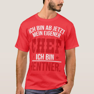 Camiseta Ich bin rentner white