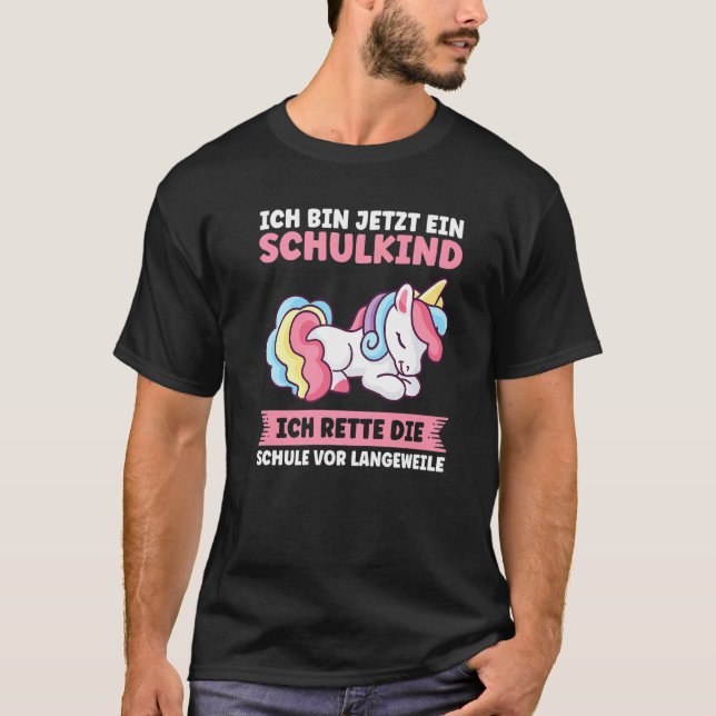 Camiseta Ich Bin Schulkind Ich Retete La Escuela Primaria (Anverso)