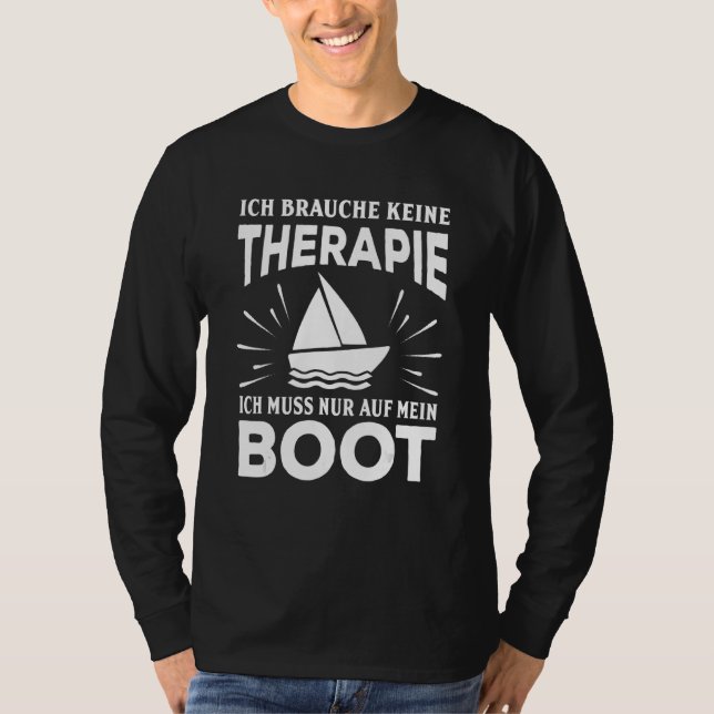 Camiseta Ich Brauche Keine Therapie Ich Muss Nur Auf Mein B (Anverso)