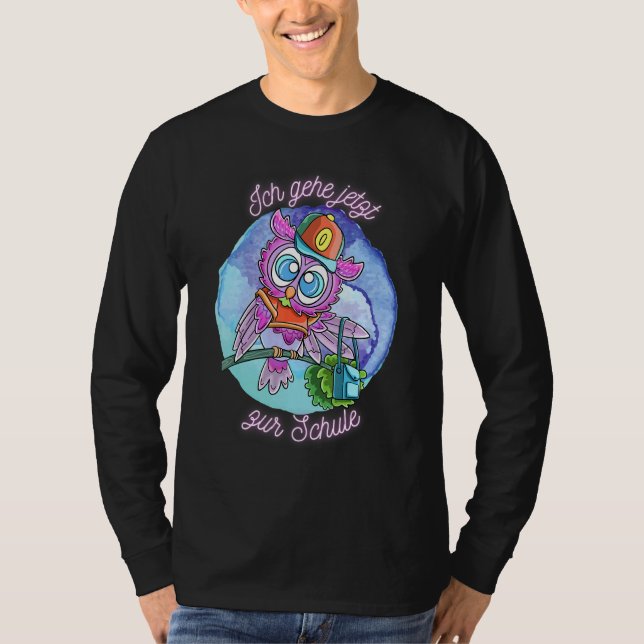 Camiseta Ich Gehe Jetzt Zur Schule Schulung Für Jungen Und (Anverso)