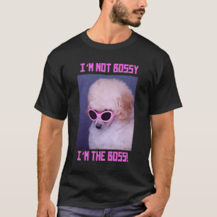 Camiseta Ich habe das sagen mírame gafas de sol de perro