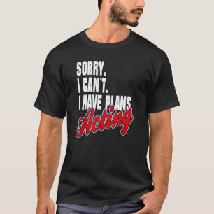 Camiseta Ich Habe Plane Interino Sayings Declaración Set