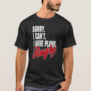 Camiseta Ich Habe Plane Rugby Sayings conjunto de declaraci