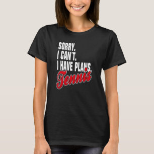 Camiseta Ich Habe Plane Tennis Saye Declaración Set