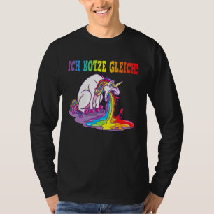 Camiseta Ich Kotz Ggleich Unicorn Espía Mal