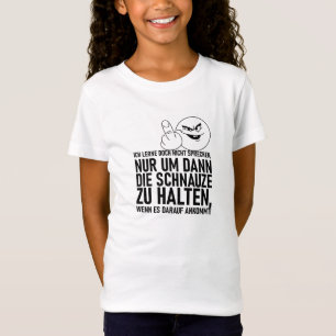 CAMISETA ICH LERNE DOCH NICHT SPRECHEN