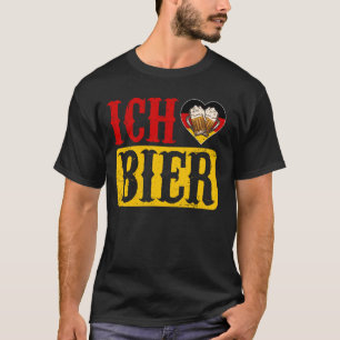 Camiseta Ich Liebe Bier Octoberfest Hombres Alemanes Bebe F