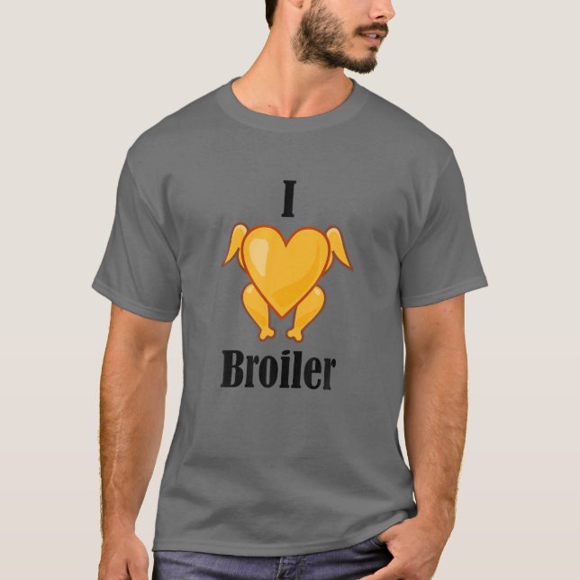 Camiseta Ich Liebe Broiler Roast Chicken Ossi Funny DDR Say (Anverso)