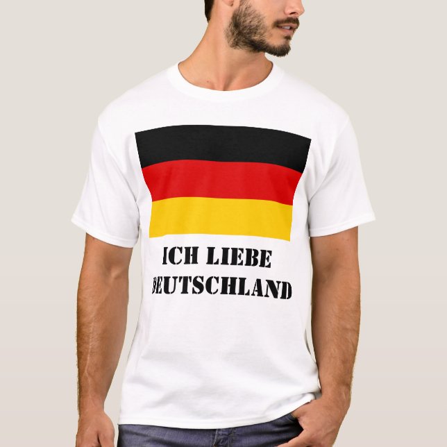 CAMISETA ICH LIEBE DEUTSCHLAND (Anverso)