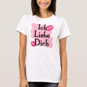Camiseta ich liebe dich