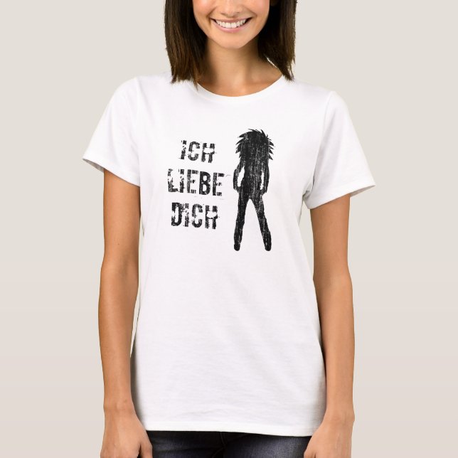 Camiseta Ich Liebe Dich (Anverso)