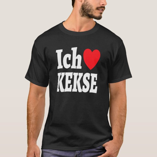Camiseta Ich Liebe Kekse Back (Anverso)