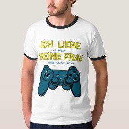 Camiseta Ich liebe meine Frau - Gaming Design