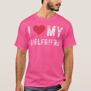 Camiseta Ich liebe meine Greundin Amo a mi novia caliente