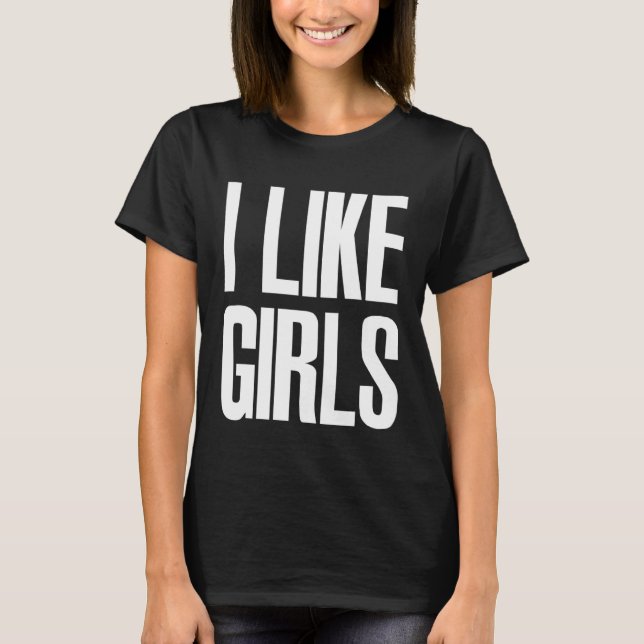 Camiseta Ich Mag Chica LGBT Orgullo Gay Parlamentario Lesbi (Anverso)