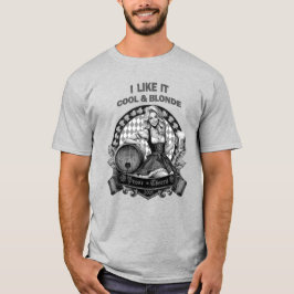 Camiseta Ich mag es kühl und blond - Volksfest Kirchweih