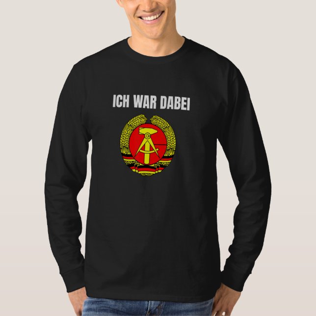 Camiseta Ich War Dabei Ddr Ossi Flag Ostalgie Mark Bunting (Anverso)