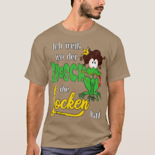 Camiseta Ich weibwo der Frosch die Locken gorra animal dive