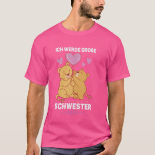 Camiseta Ich Werde Große Schwester 2024 Hermano Hermano Her