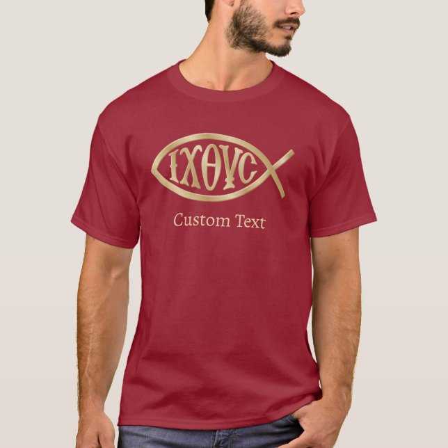 Camiseta Ichthys Christian Symbol (Anverso)