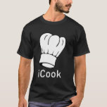 Camiseta Icocny Funny Cook Chef<br><div class="desc">Diseño divertido y peculiar de un chef para los que les gusta cocinar y tienen sentido del humor. Perfecto para añadir un toque de personalidad a tu vestimenta de cocina.</div>