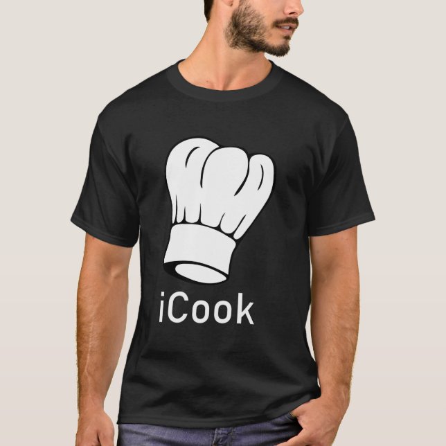 Camiseta Icocny Funny Cook Chef (Anverso)