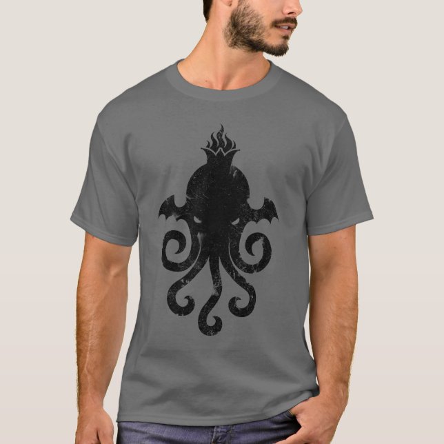 Camiseta Icon de señor Cthulhu Faded (Anverso)