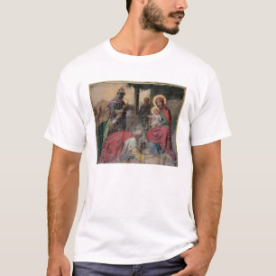 Camiseta icongrafía ortodoxa serbia en la iglesia de Valje