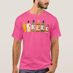 Camiseta Icónica Colección de Botellas Whisky Suntory