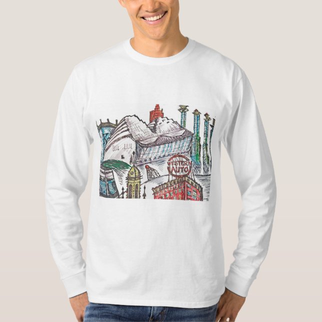 Camiseta icónica de la arquitectura de Kansas City (Anverso)