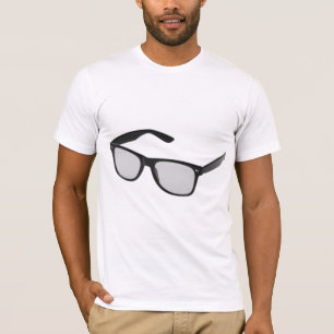 Camiseta icónica de los objetos - vidrios