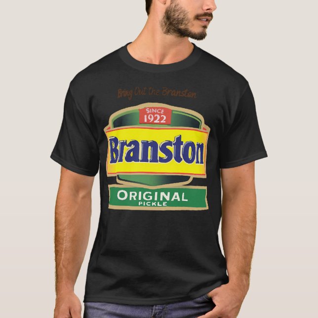 Camiseta Icónico Branston Pickle Label Design Classic (Anverso)