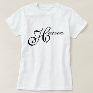 Camiseta Iconico, chic y minimalista guión Heaven