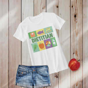 Camiseta Icónico Dietista Profesional Diseñado