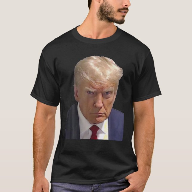 Camiseta Icónico Donald J Trump Mugshot Fulton County Georg (Anverso)