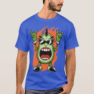 Camiseta Icono aguacate Metalizado fuerte