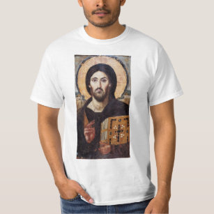 Camiseta Icono cristiano del pantocrador de Jesucristo