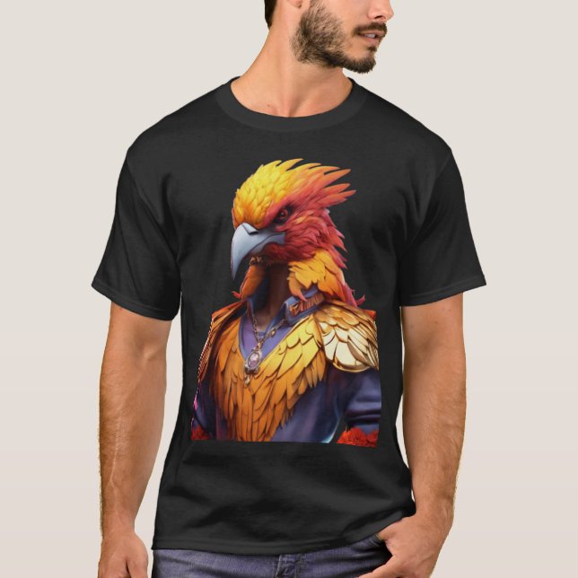Camiseta Icono de águila de cristal (Anverso)