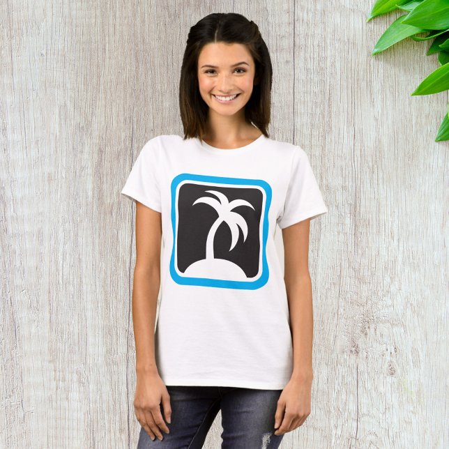Camiseta Icono de árbol de palma (Subido por el creador)